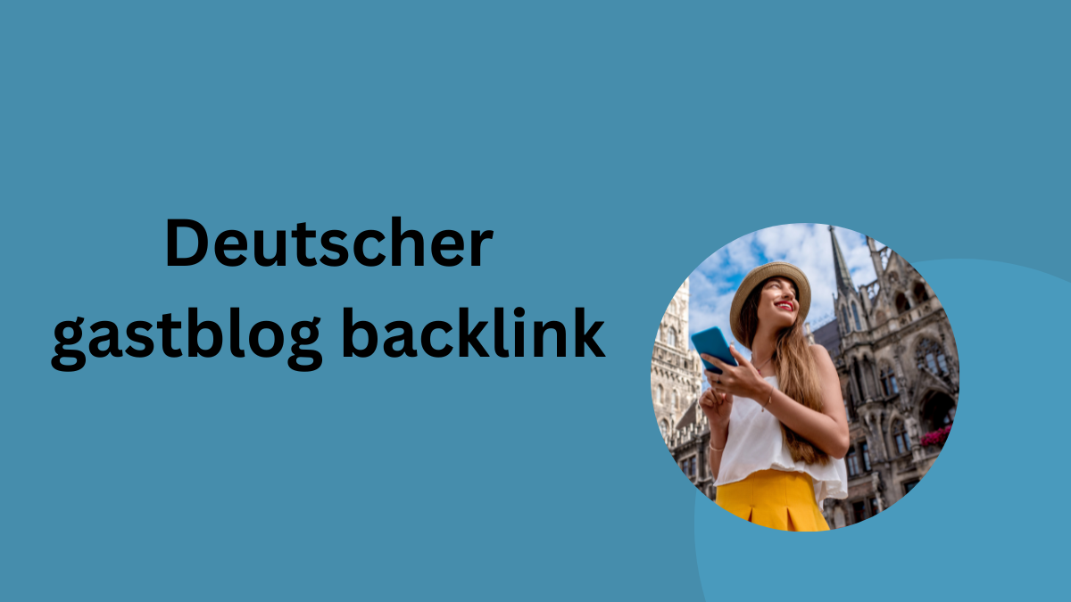 Deutscher gastblog backlink