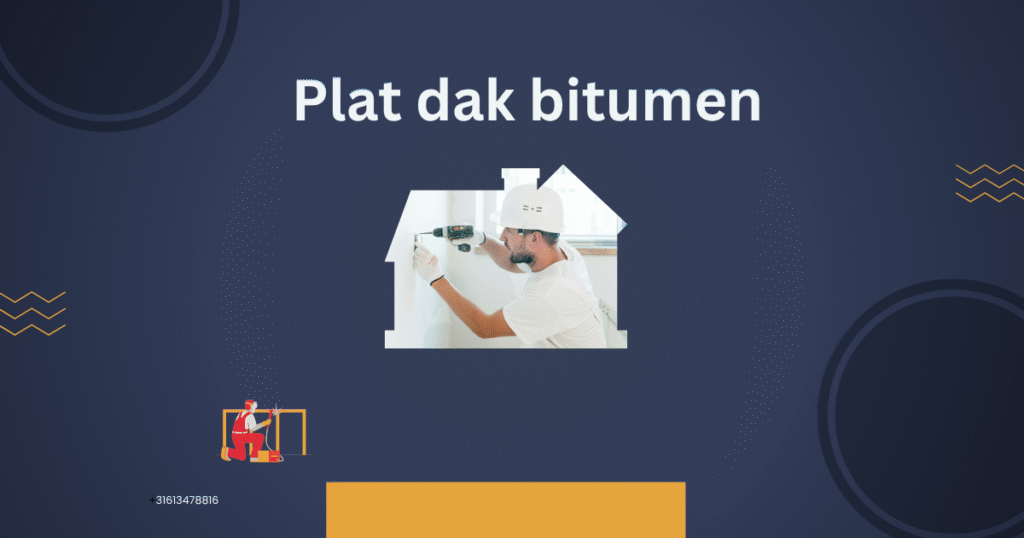 Plat dak bitumen