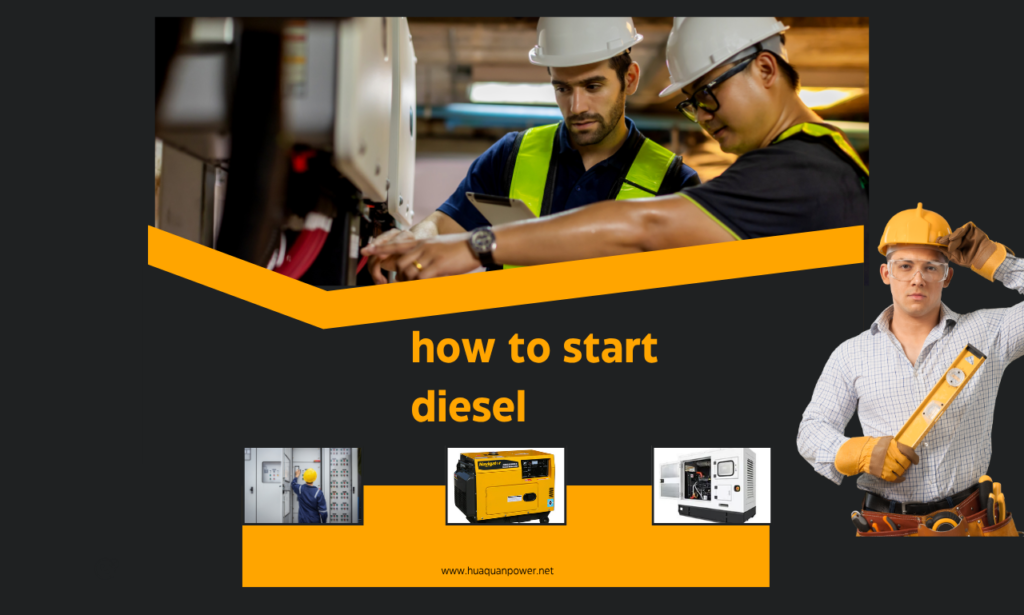 how to start diesel